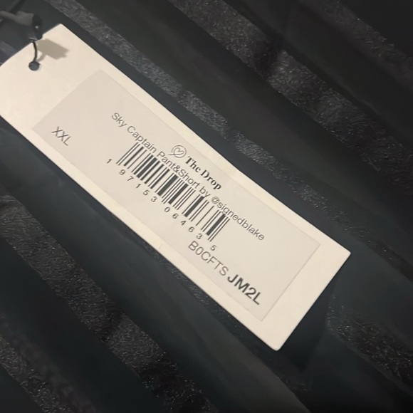 NWT The Drop Women's Sky Captain Sheer Striped Pants only, no shorts size XXL - Picture 10 of 11